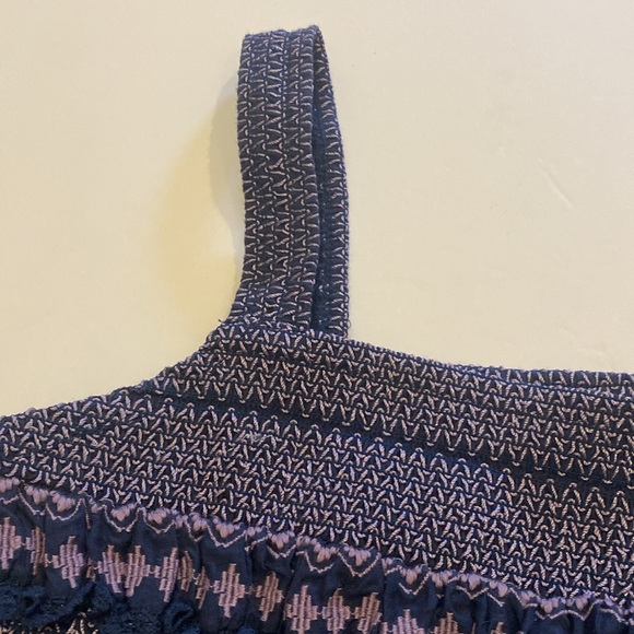 Anthropologie Smocked Embroidered Tank S - Picture 5 of 16